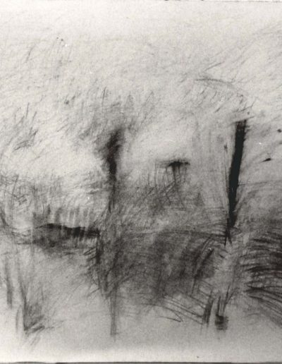 Charcoal on paper, 50 cm x 70 cm, 1982
